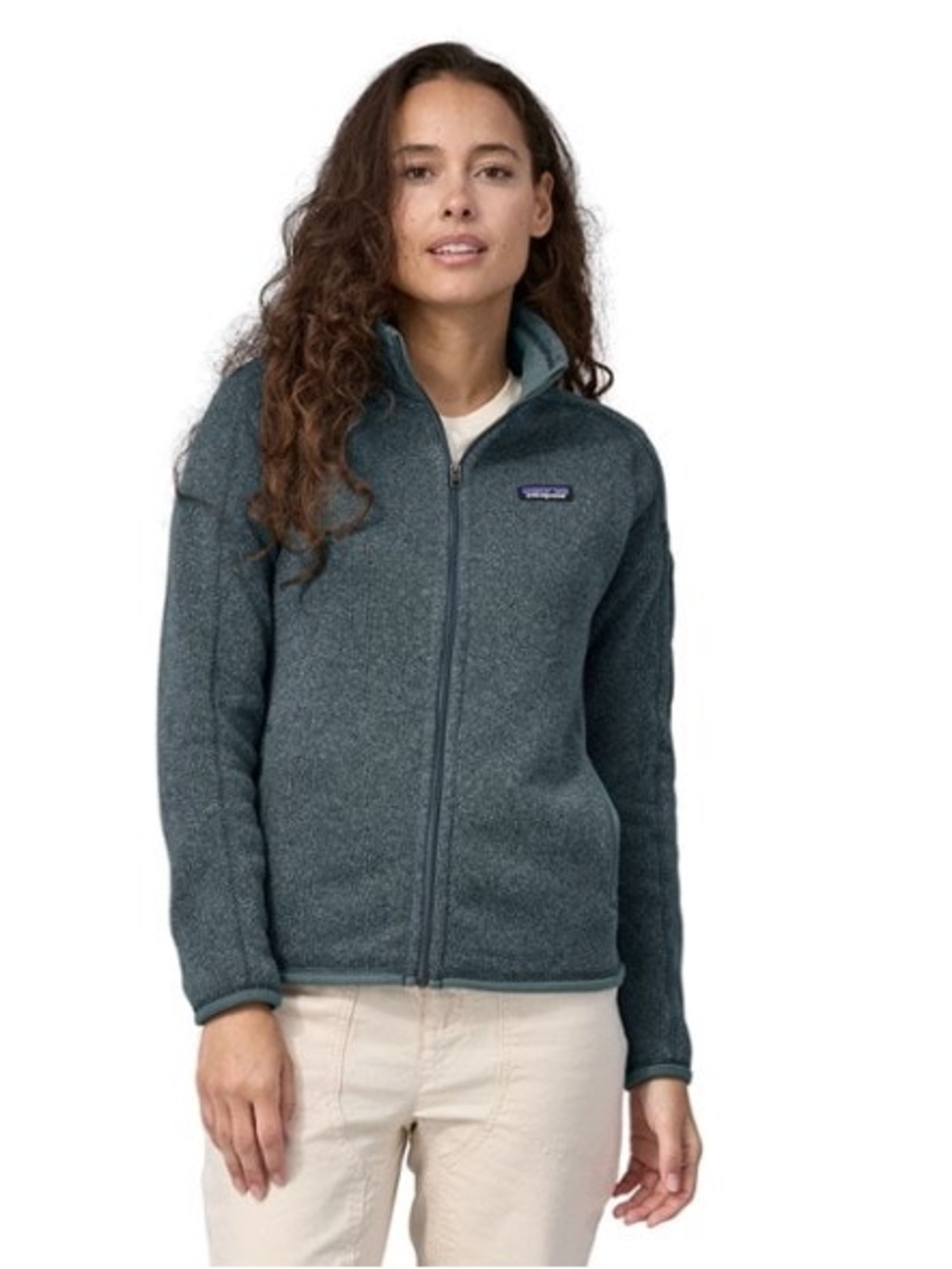Patagonia Women’s Better Sweater Full Zip Fleece Nouveau Green